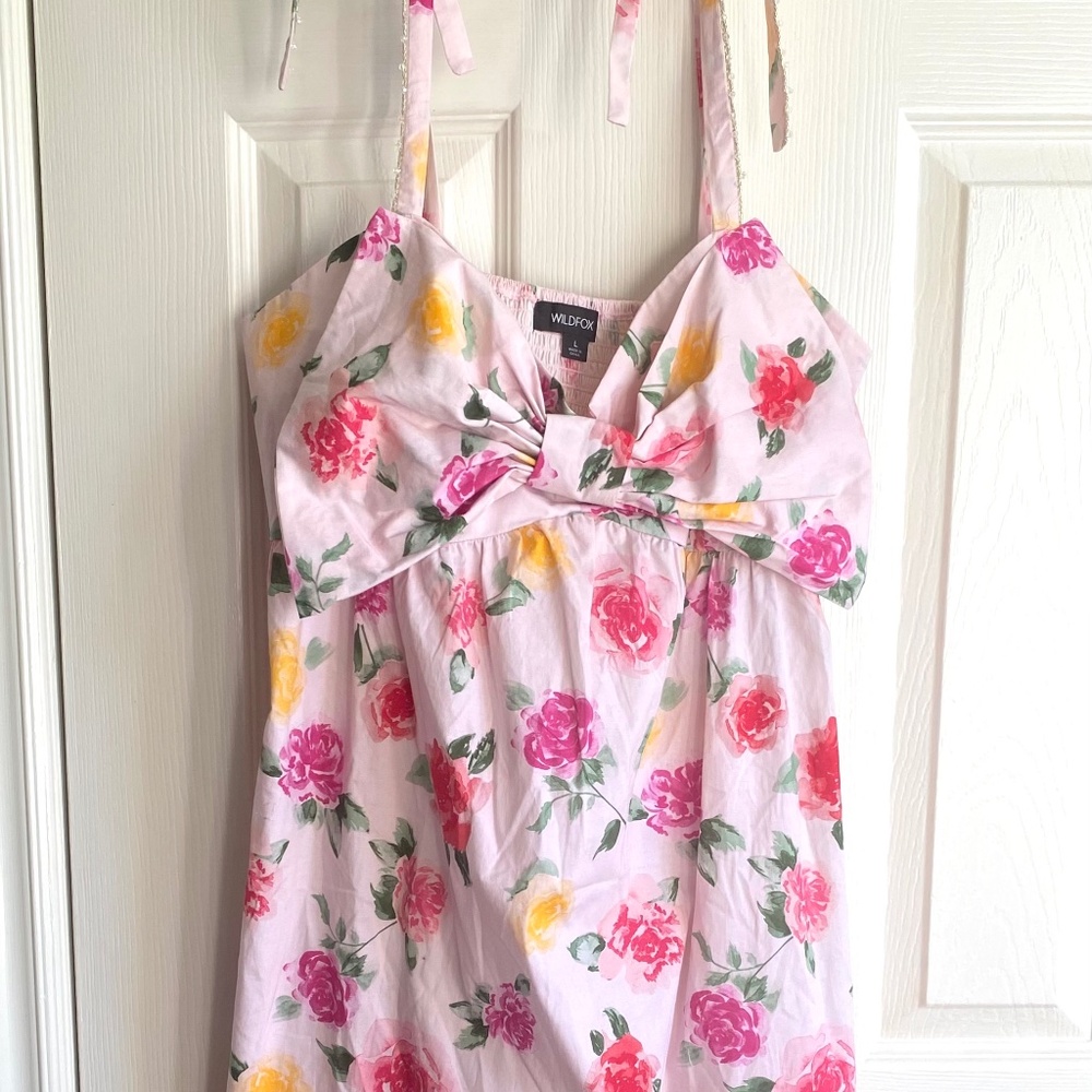 Wildfox Floral Bow dress NWT